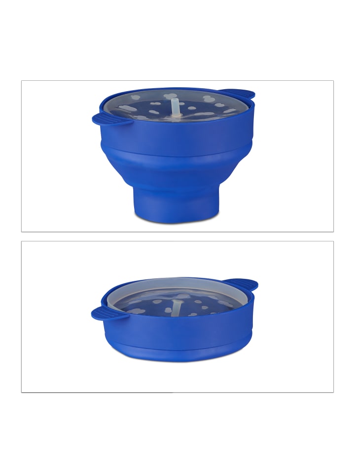 relaxdays Popcorn Maker in Blau günstig kaufen onesize