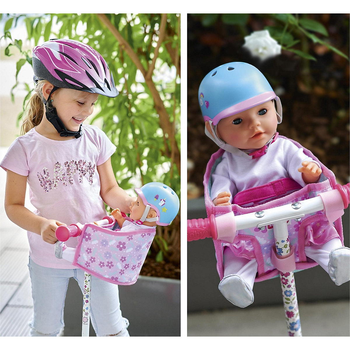 New Born Baby Fahrradsitz mit Gurt