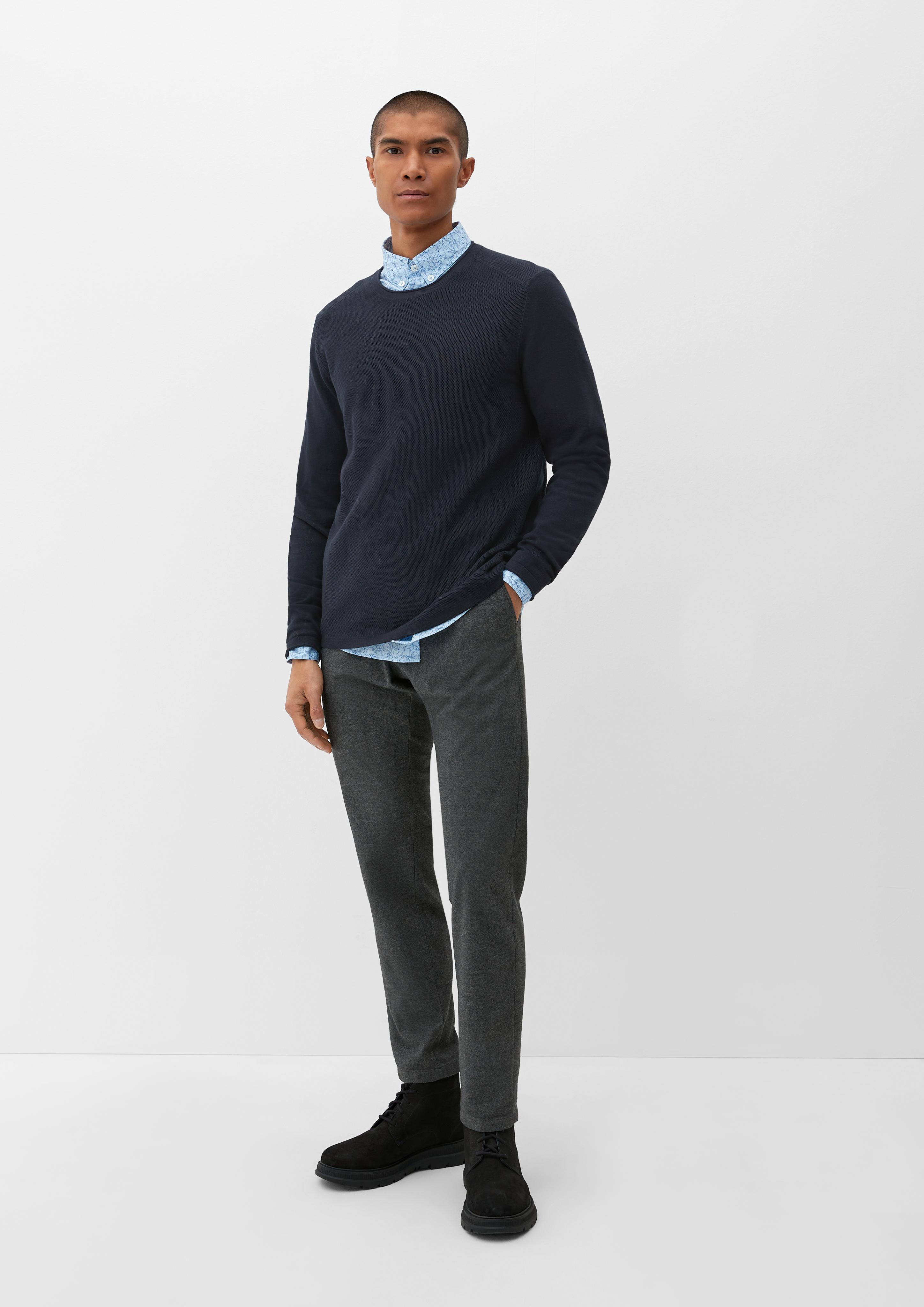 Strickpullover mit Rollsäumen  2124551-5930