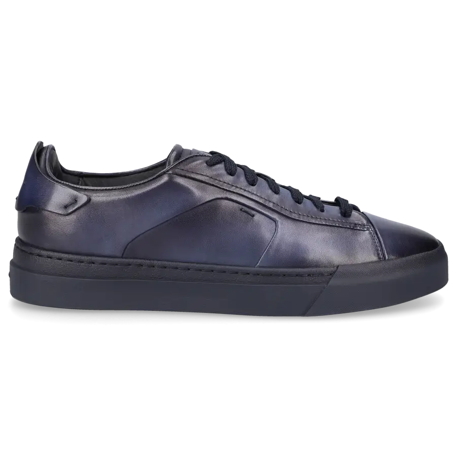 Santoni - Sneaker low 21554 Kalbsleder - blau