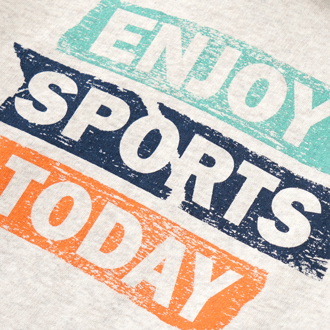 Jungen Hoodie mit Schriftzug-Print