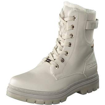 Tom Tailor Schnür Boots in beige