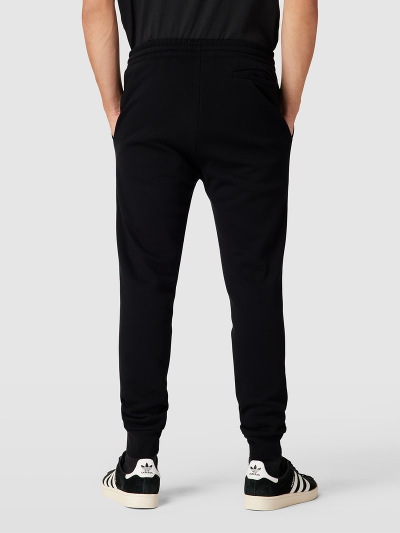 Sweatpants mit elastischem Bund Modell 'FEEL COZY' in schwarz