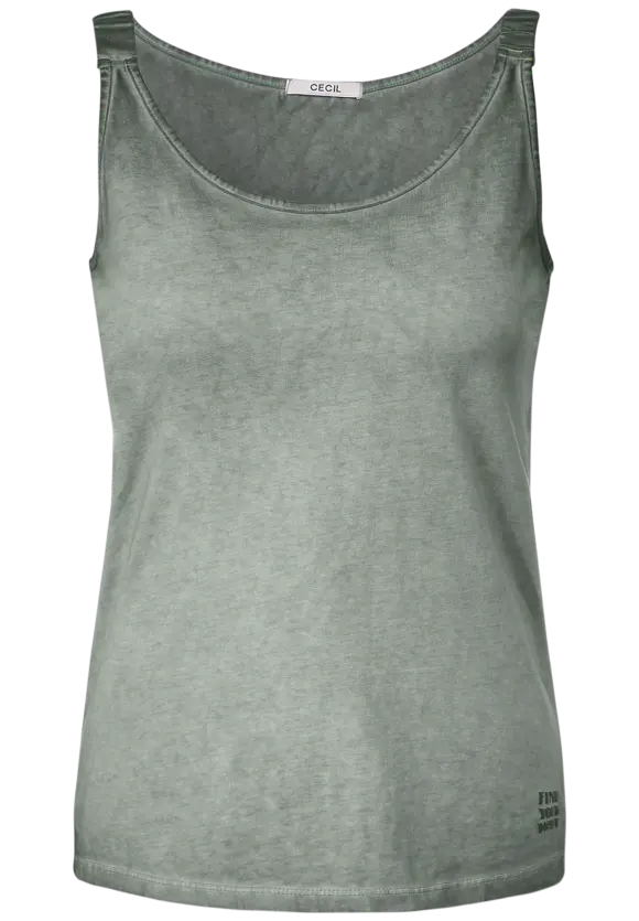 CECIL Jersey Top in Unifarbe