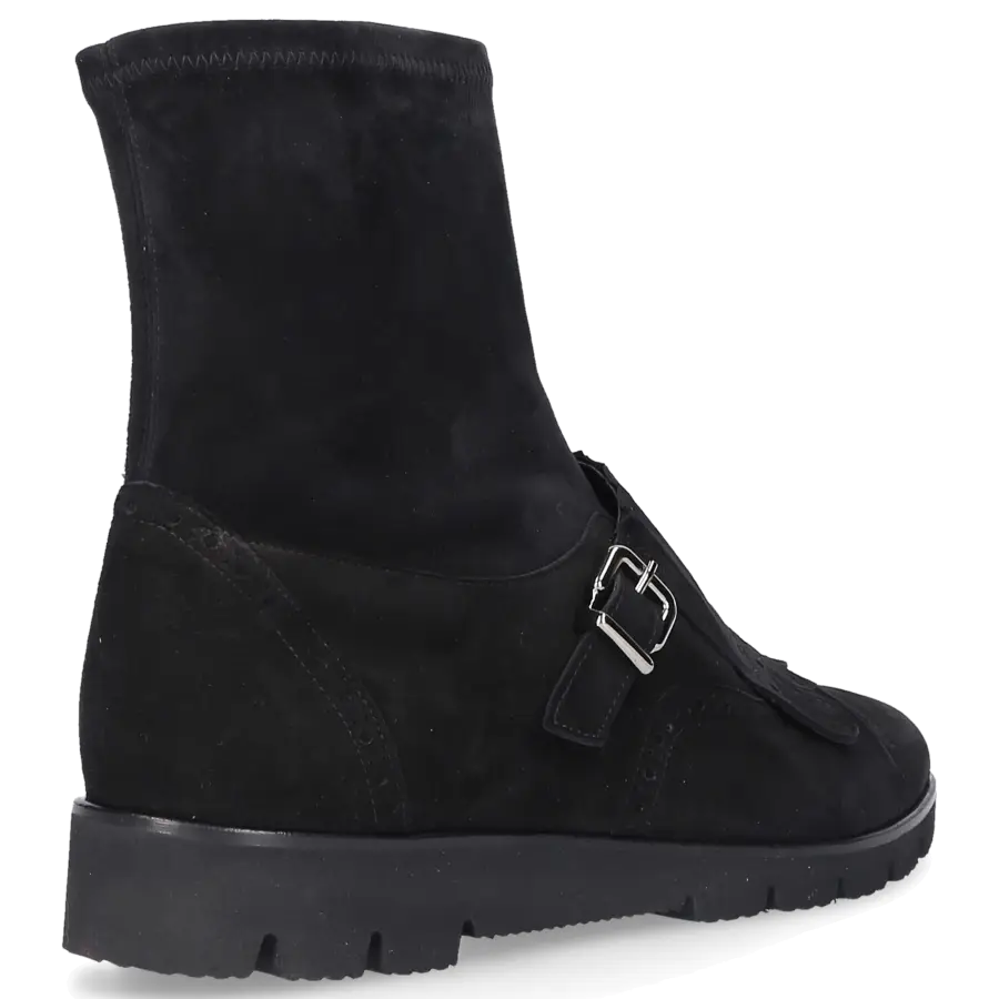 Truman's - Stiefeletten 9098 Veloursleder - schwarz