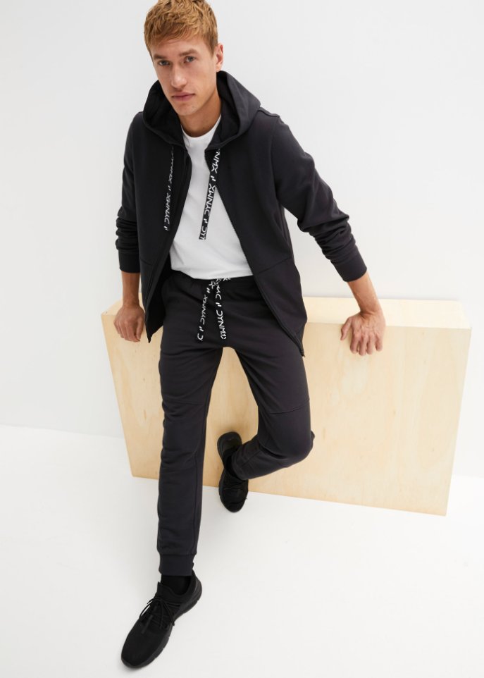 Sweatjacke mit sportlichen Details