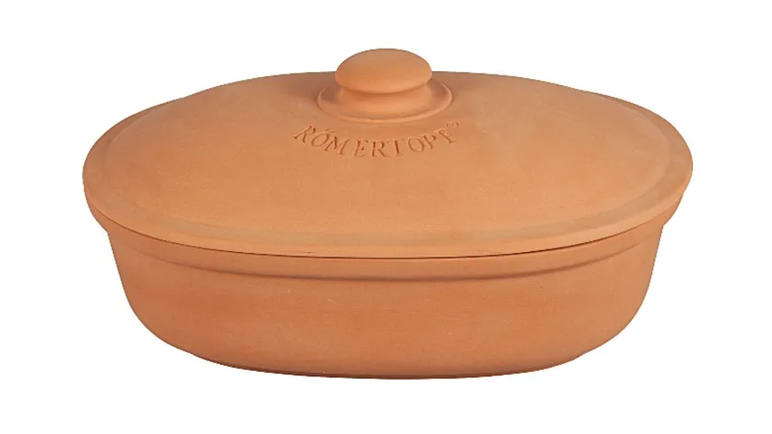 RÖMERTOPF Brottopf oval terrakotta