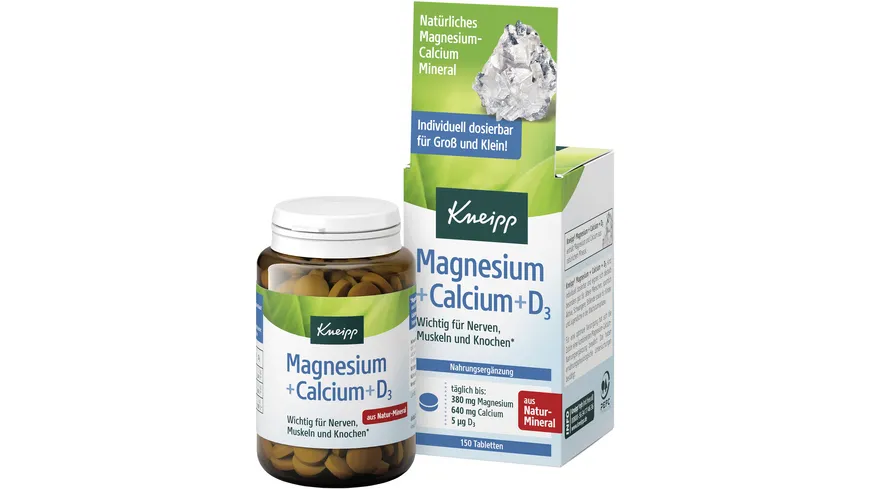 Kneipp Magnesium + Calcium + D3