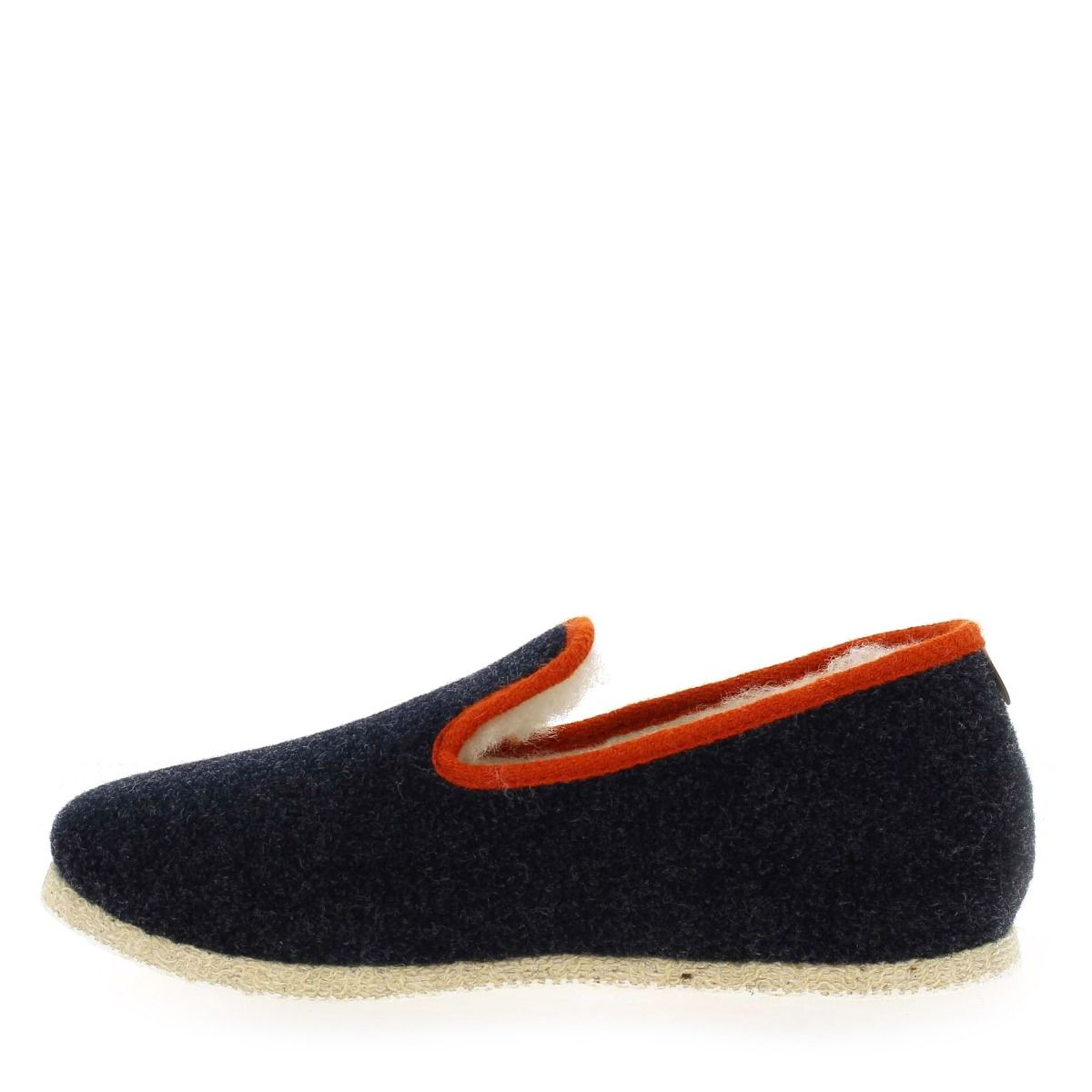 Chausse Mouton  TWEED H22 - Marine orange