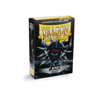 Dragon Shield 60 Classic - Black (60 Sleeves)