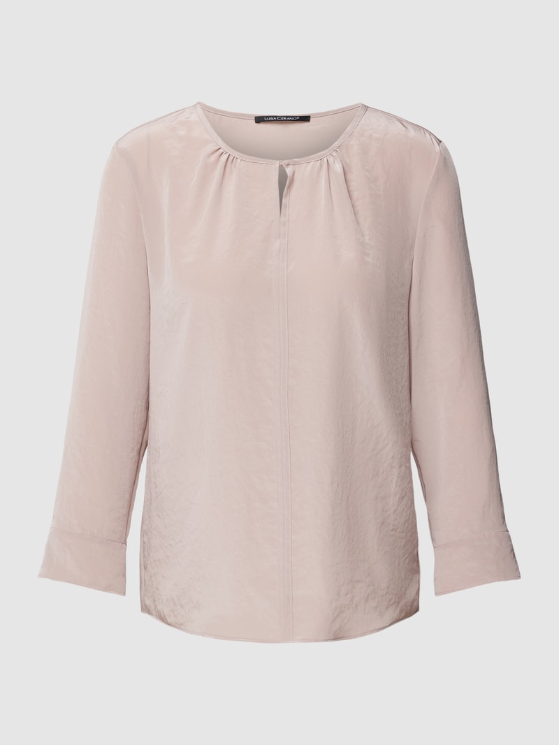 Bluse mit 3/4-Arm Modell 'THEMA 1' in hellrosa