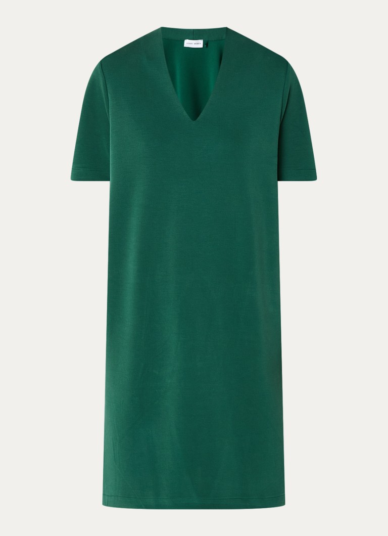 Φόρεμα μίντι με V λαιμόκοψη Gerry Weber, ελαστικό
