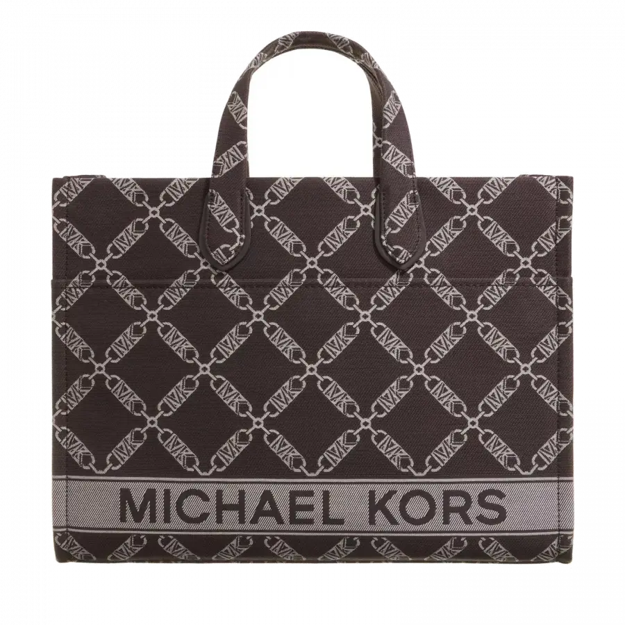Michael Kors - Michael Kors Handle Bags Canvas Dark Brown - braun
