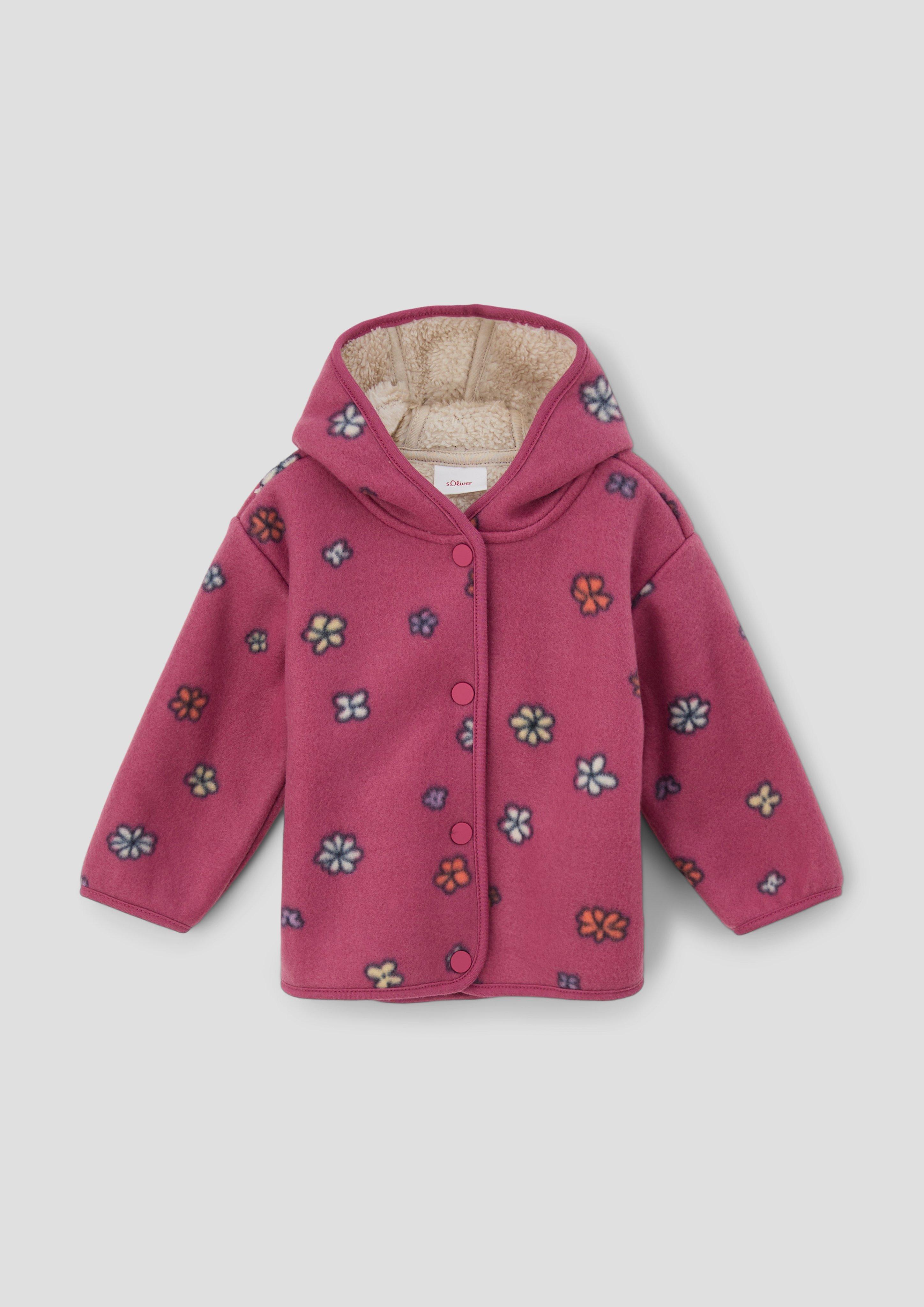 Fleecejacke mit Teddyfutter  2134160-45A0