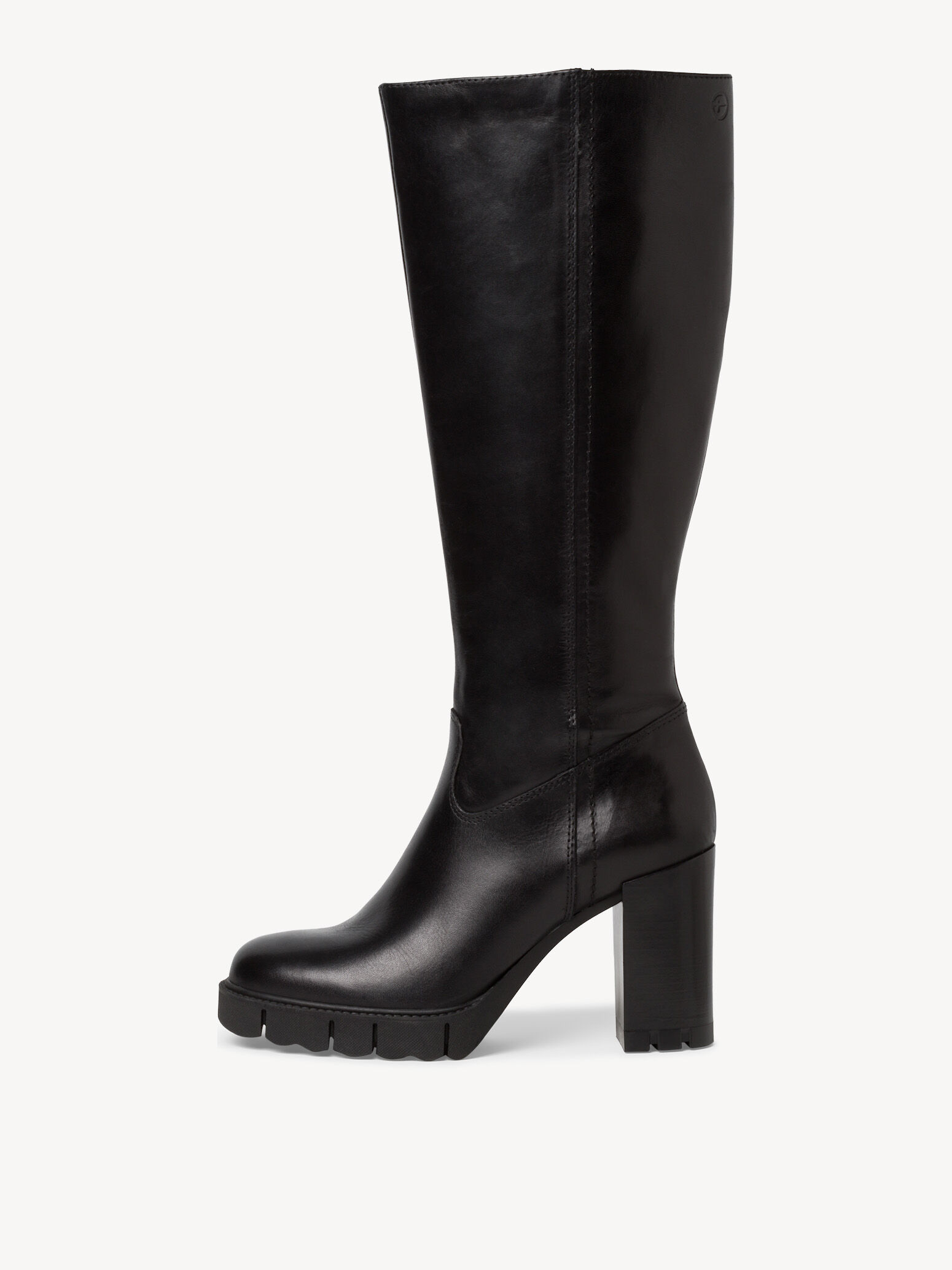 Bottes en cuir - noir
