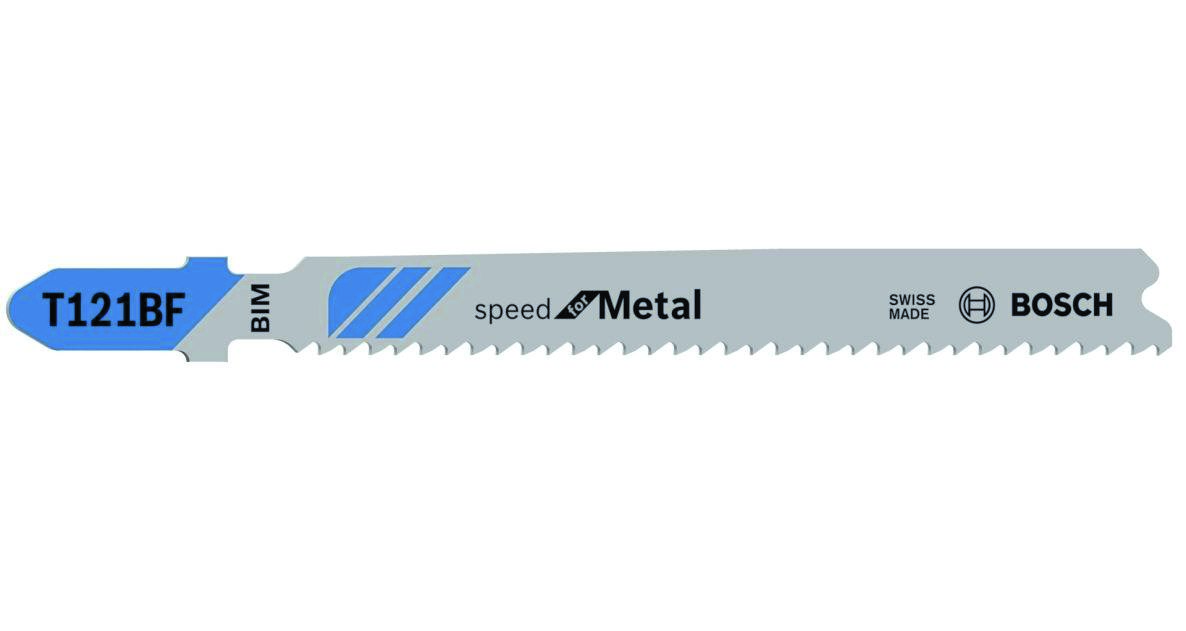 Bosch Blue Zubehör 2608636702 Stichsägeblatt T 121 BF Speed für Metall