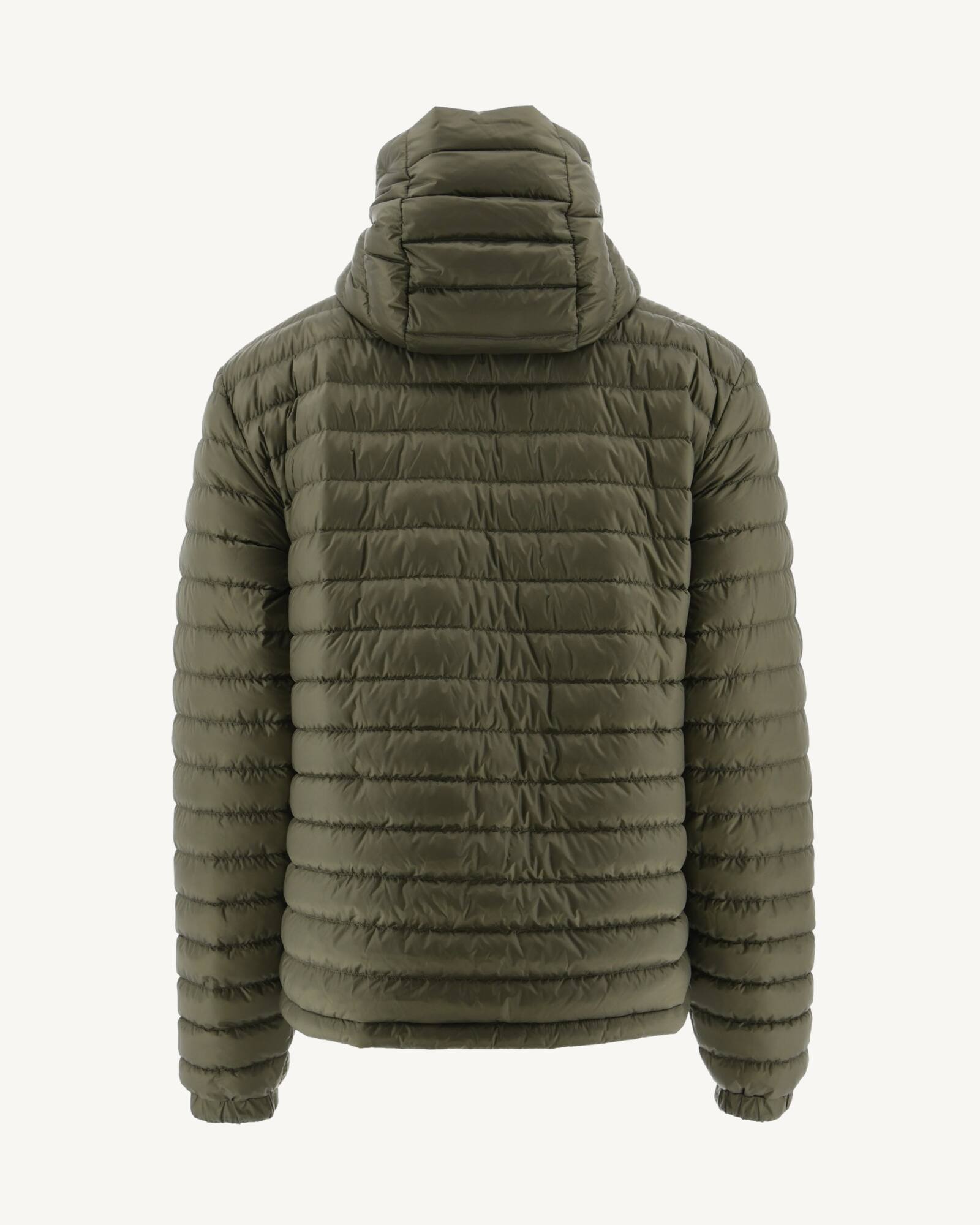 Doudoune réversible à capuche Bleu jeans/Army Bergen