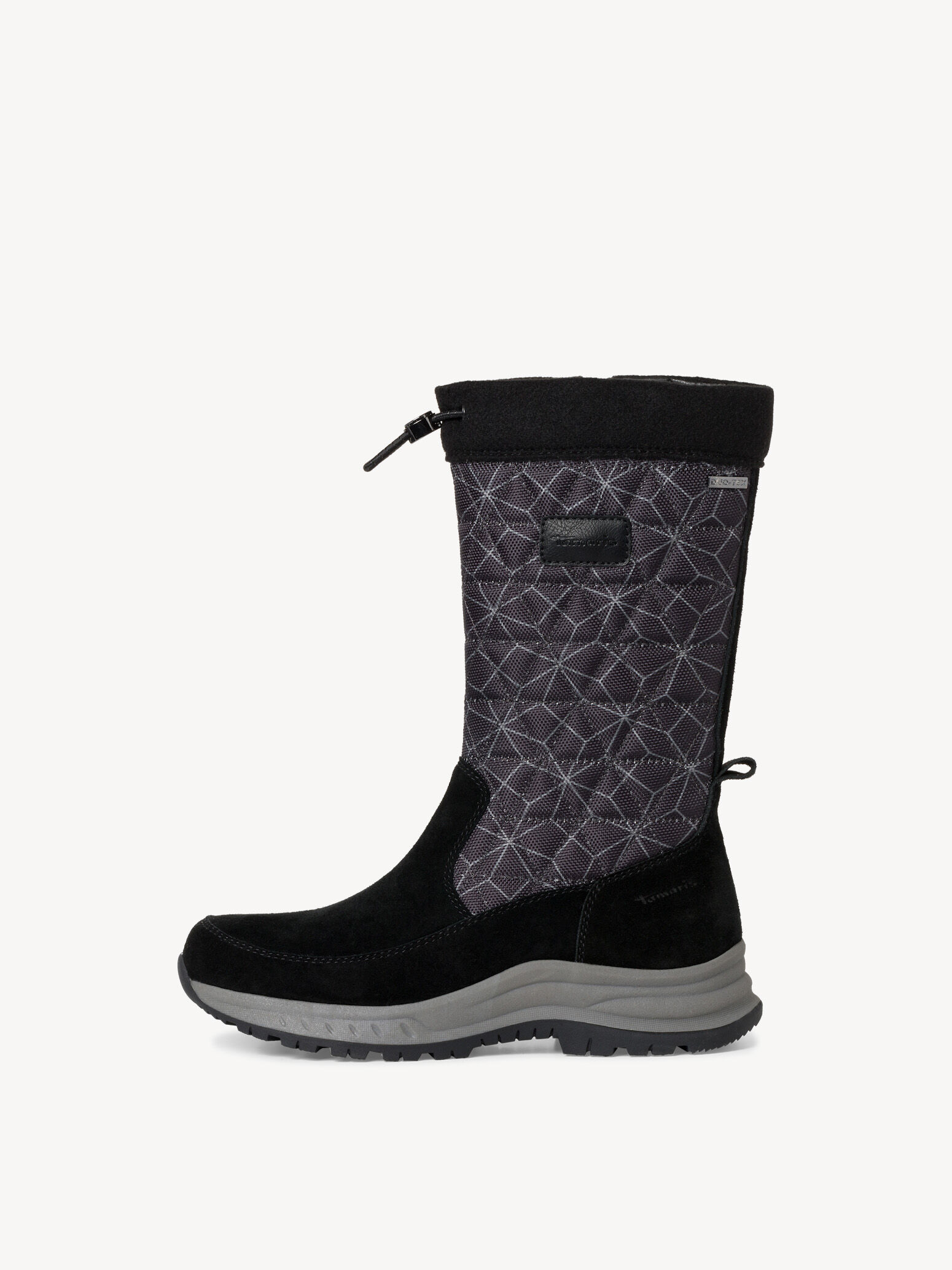 Bottine en cuir - noir