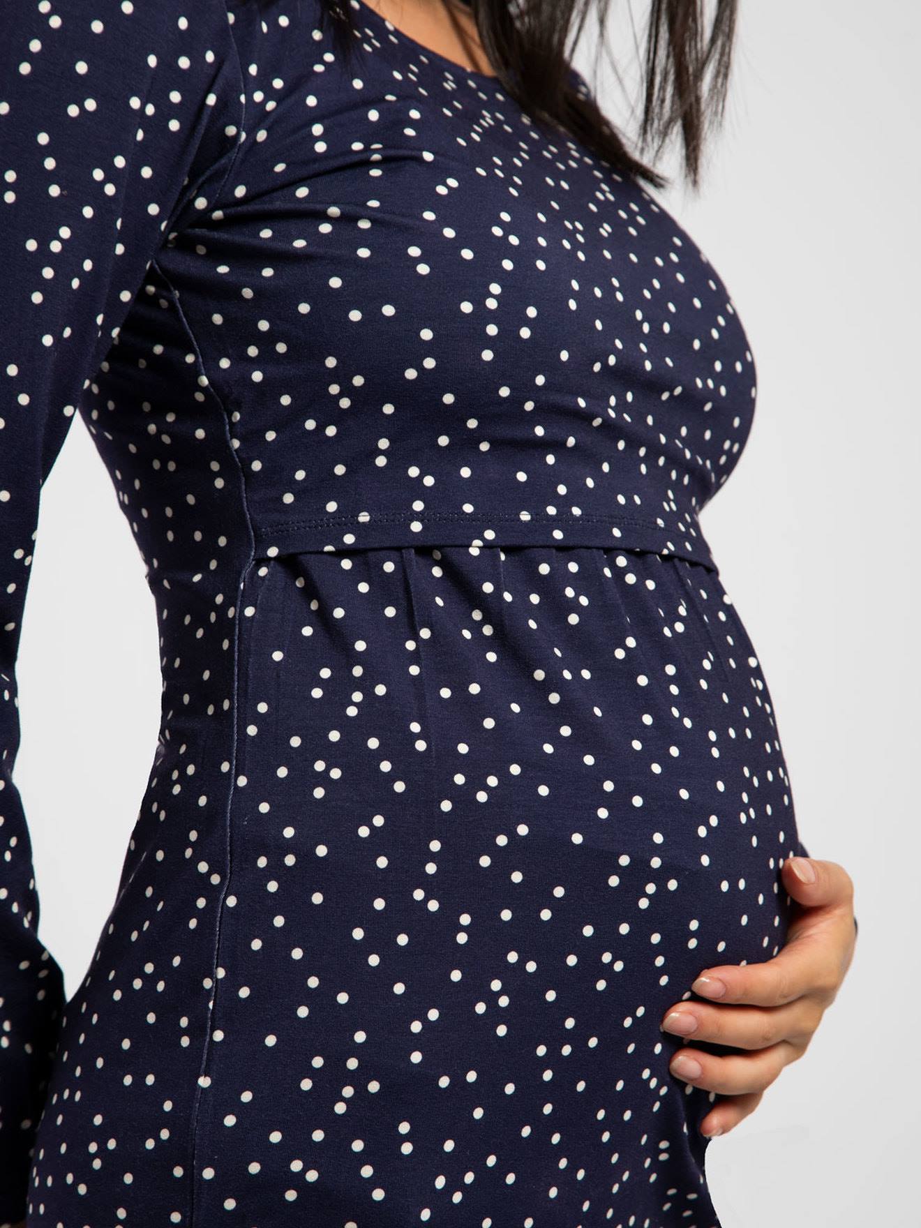 Envie de Fraise Shirt für Schwangerschaft & Stillzeit LINE LS ENVIE DE FRAISE - marine