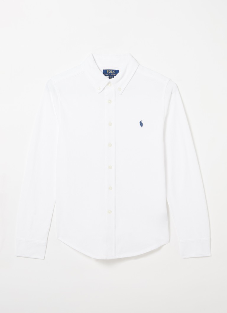 Πουκάμισο Ralph Lauren Piqué από Βαμβάκι με Κέντημα Λογότυπου