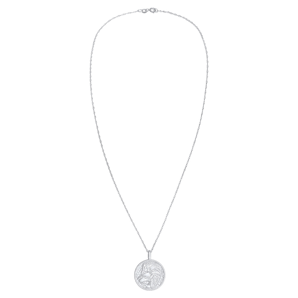 Elli Elli Collier Pièce du zodiaque féminin Leo Trend Astro antique en argent sterling Bijoux