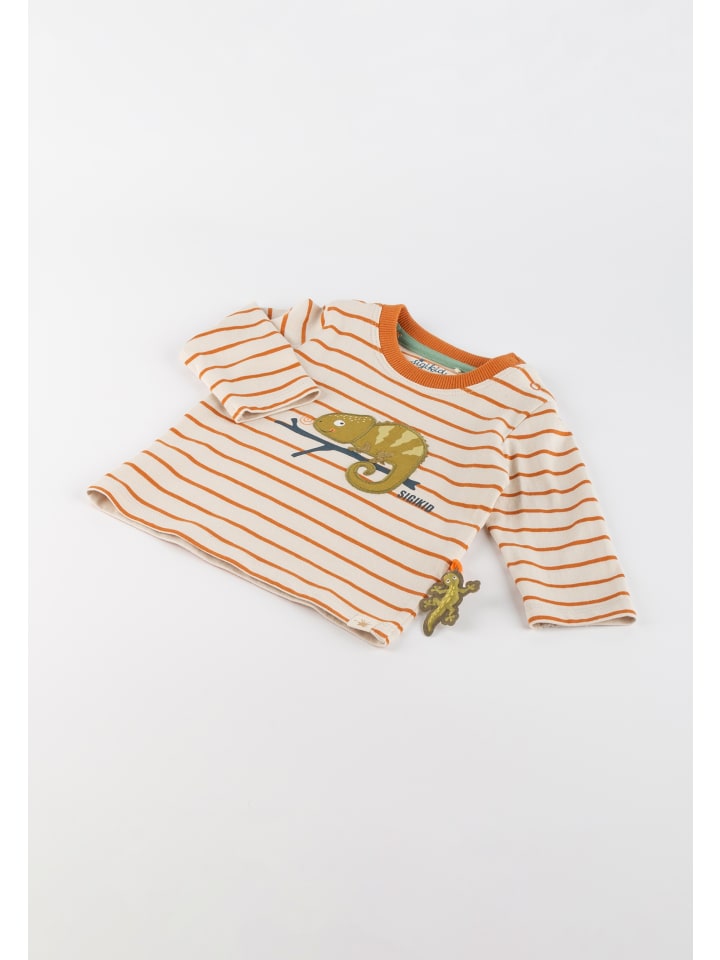 Sigikid Langarmshirt welcome to the jungle in Weiß/Terracotta günstig kaufen
