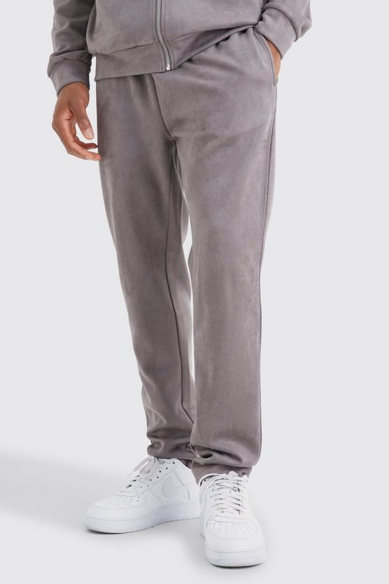 Skinny Hose aus Wildlederimitat