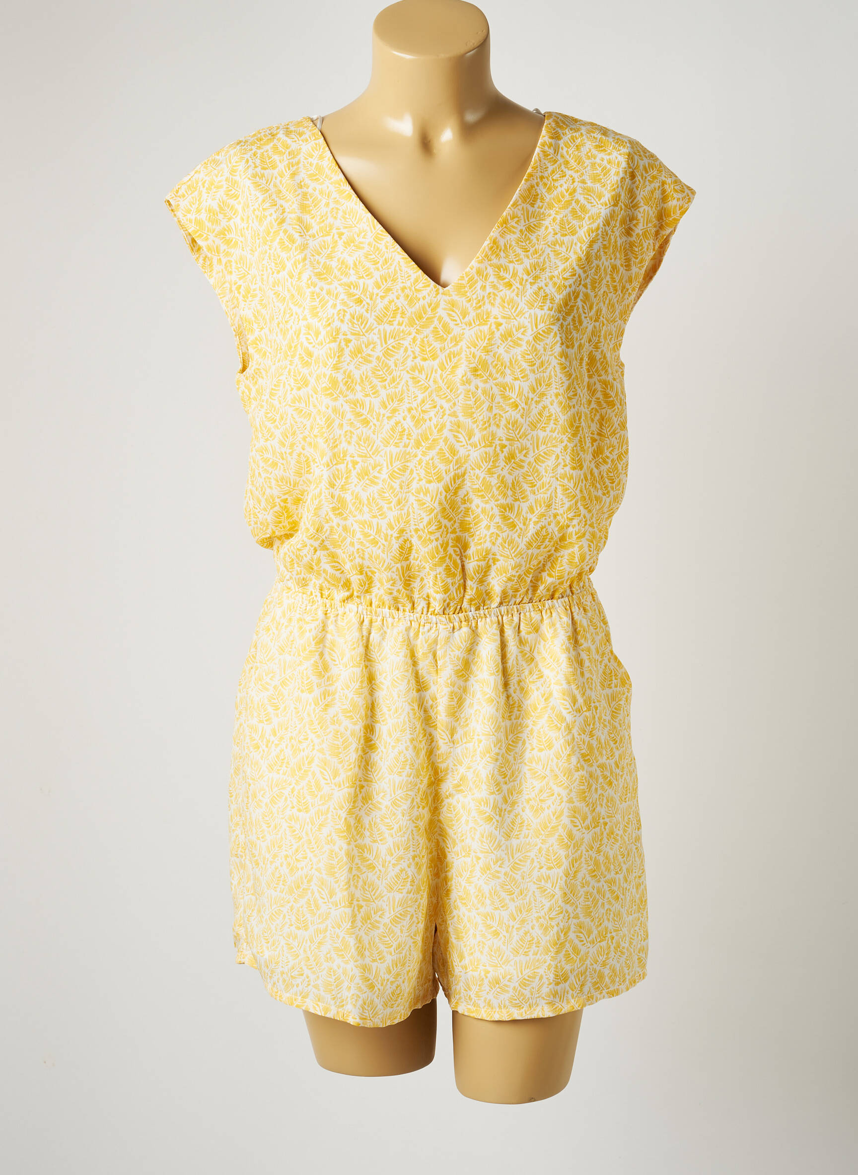 Nina Kalio Combi Shorts Femme couleur jaune