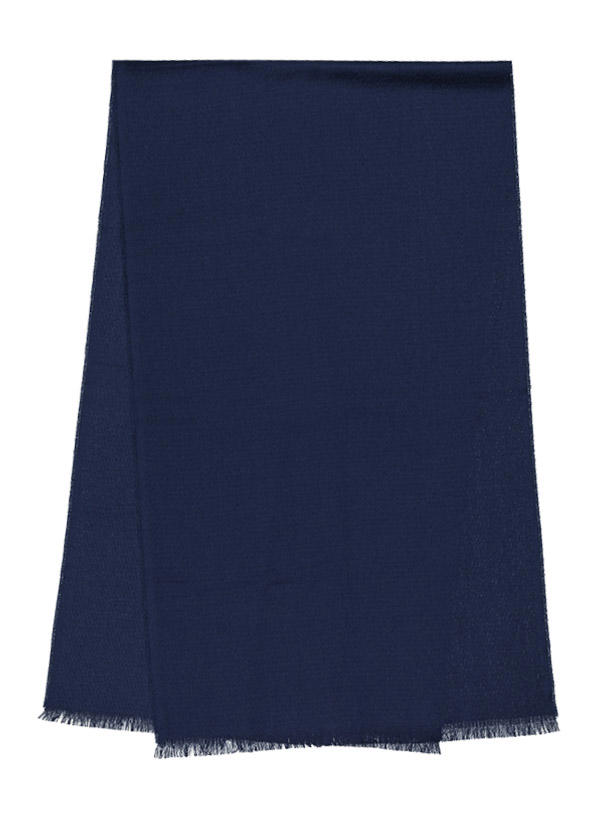 BOGGI MILANO, Schal, Schurwolle, navy
