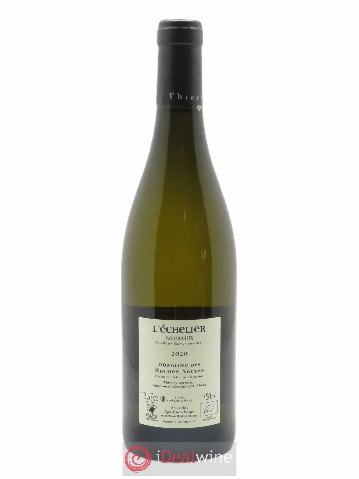 Saumur l'Echelier Roches Neuves (Domaine des)  2020 - Lot de 1 Bouteille