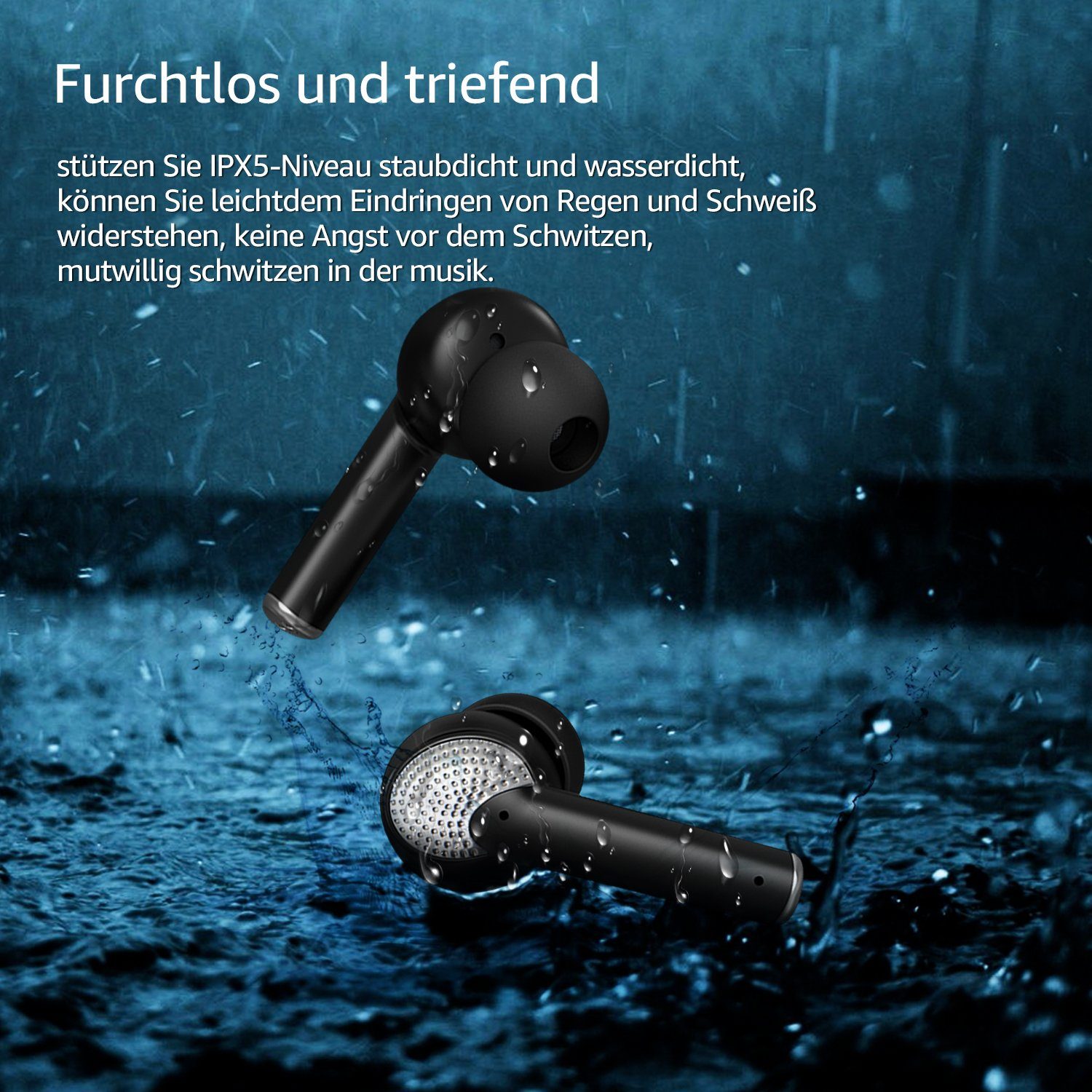 7Magic Bluetooth 5.3 ANC+ENC Rauschunterdrückung Headset wireless In-Ear-Kopfhörer (Aktive Noise Cancelling Kabellose, Earbuds für iPhone Samsung Huawei)