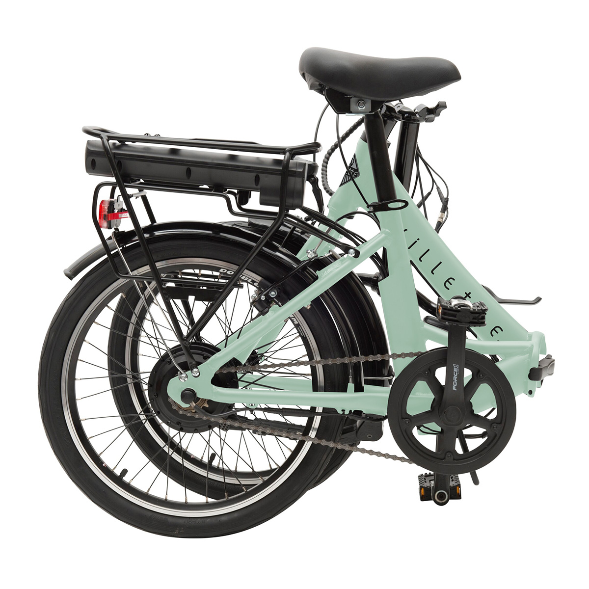 Villette les Vacances, faltbares E-Bike, 6 Sp, 20 Zoll, Minzgrün