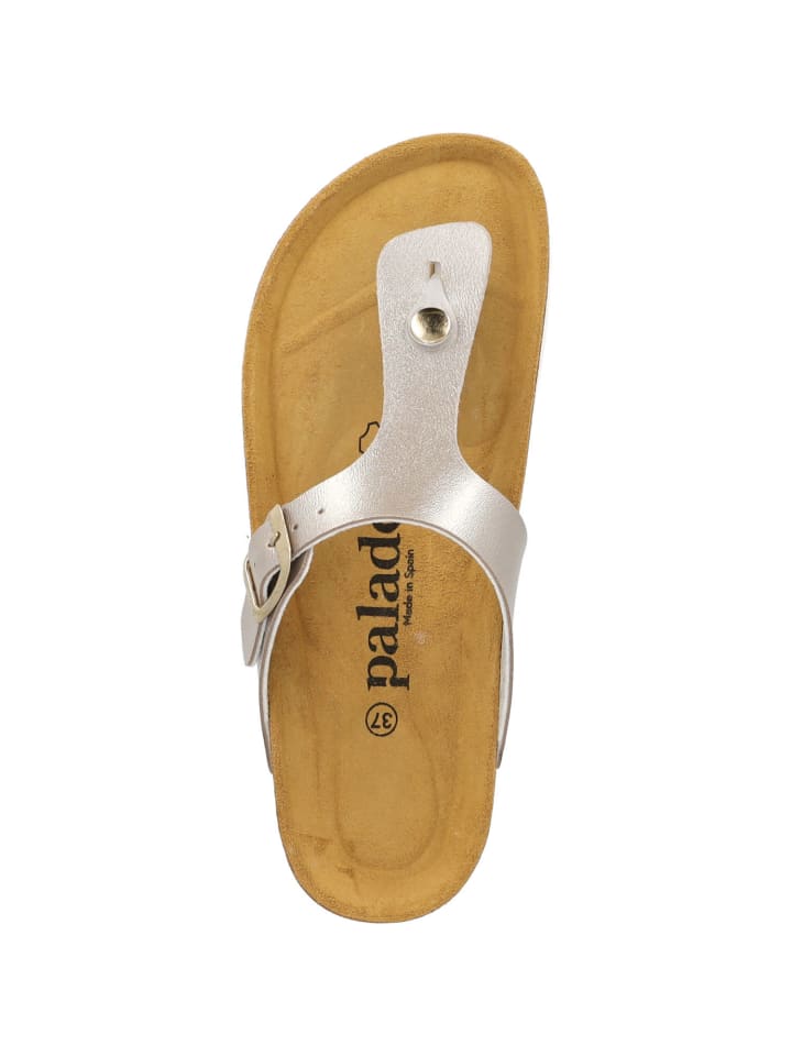 palado Zehentrenner in beige metallic günstig kaufen