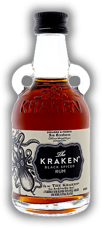 The Kraken Black Spiced Trinidad - Tobago / USA 0,05 Liter The Kraken Black Spiced Trinidad - Tobago / USA 0,05 Liter Ein Blend mit Gewürzen, Karamell und anderen Aromen. 0,05	 Liter - Vol 40%
