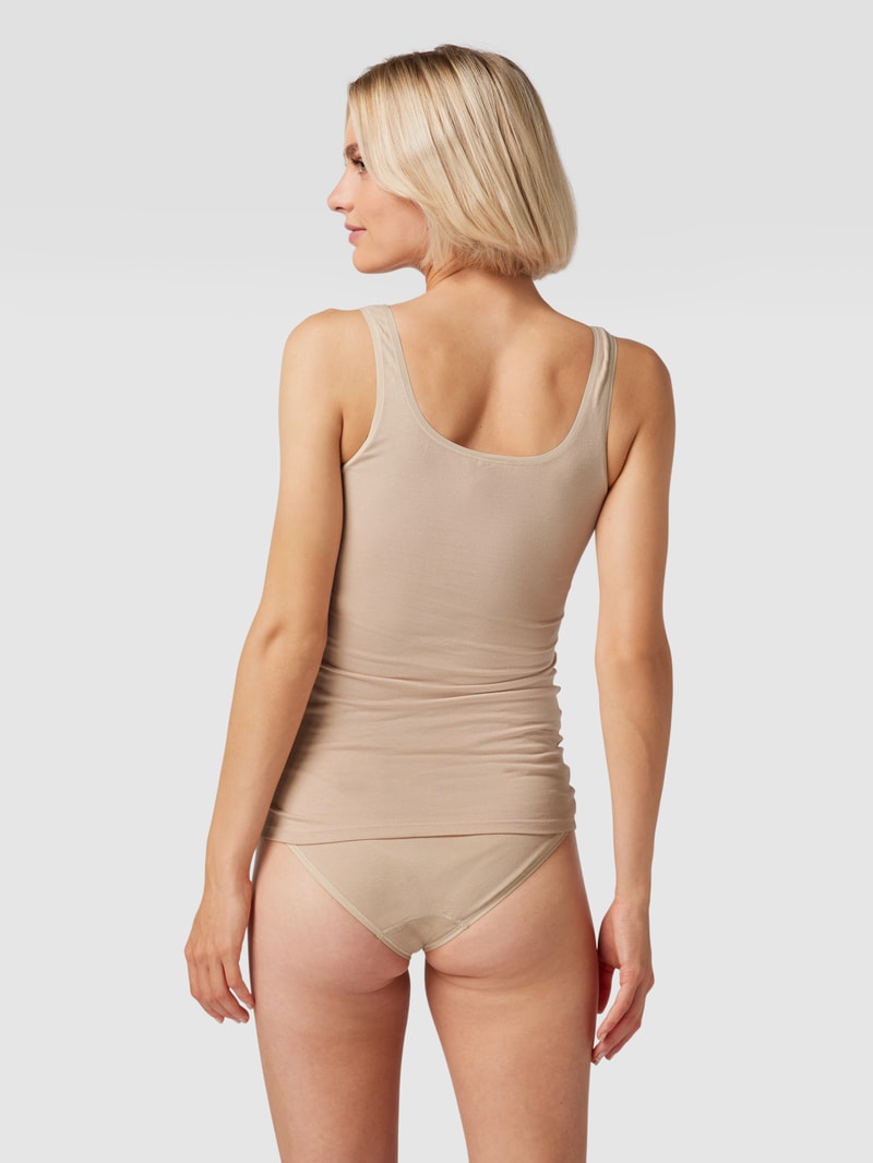 Tanktop im 2er-Pack in beige