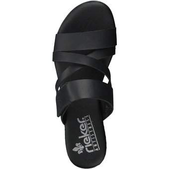 Rieker Pantolette in schwarz