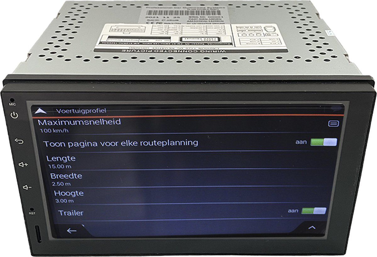 BergGPS 2-DIN Einbau-Radio Camper Navigation mit Carplay