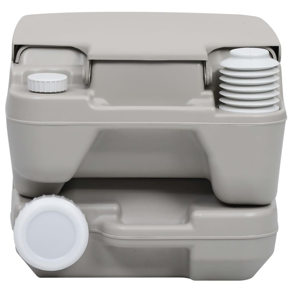 DOTMALL Campingtoilette Reisetoilette 10L,mit 10-Liter Fäkalientank, tragbar