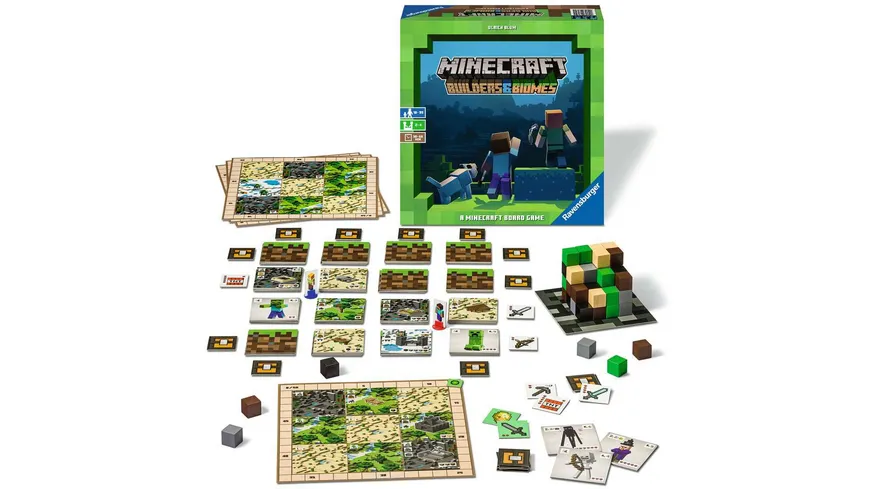 Ravensburger Spiel - Minecraft Builders & Biomes