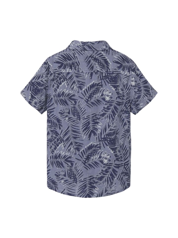 name it Hemd Palmen in Blau günstig kaufen
