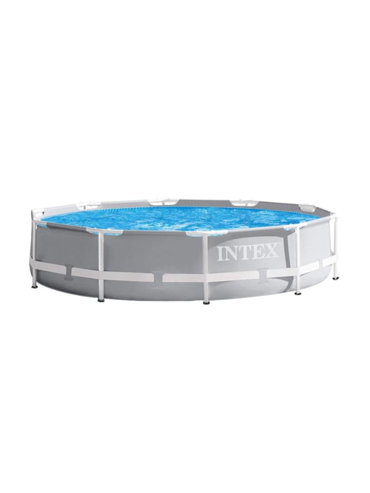 Intex PrismFrame Pool (305x76cm) inkl. GS-Filterpumpe 1250 l/h in grau günstig kaufen onesize