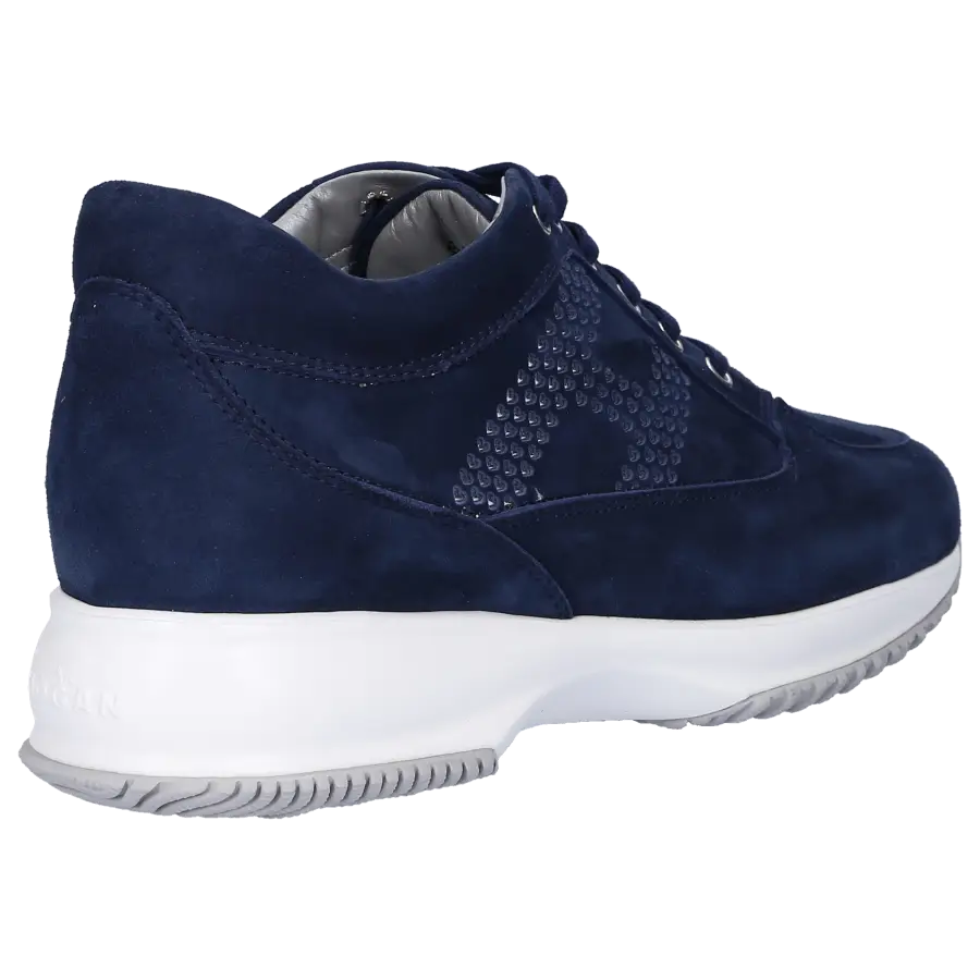 Hogan - Sneaker low INTERACTIVE Wildleder Logo dunkelblau - blau