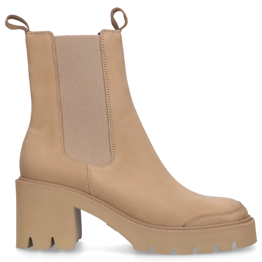 305 SOBE - Chelsea Boots GLOBE Nubukleder - beige