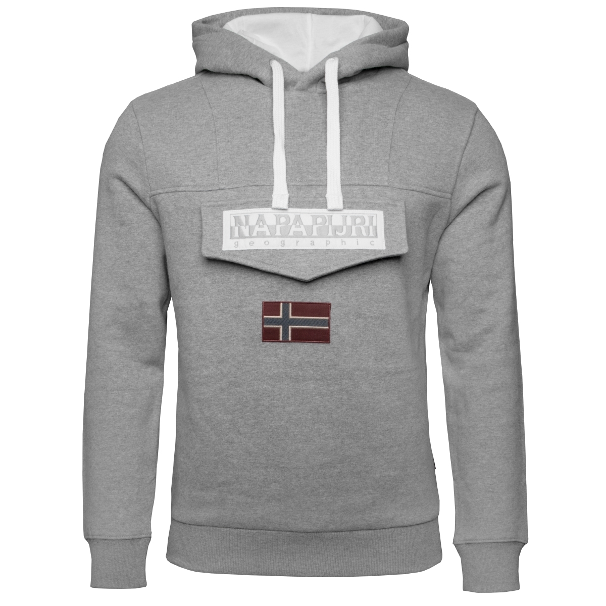 Napapijri Burgee Wint 1 Kapuzenpullover grau