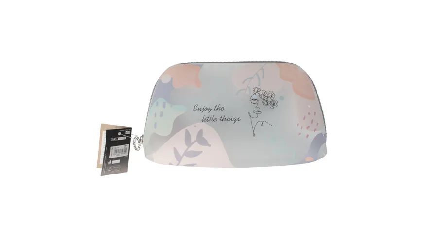PARSA Beauty Kosmetiktasche bunt Print Enjoy the little things