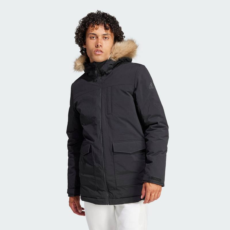 adidas Hooded Fur Parka Funktionsjacke Herren