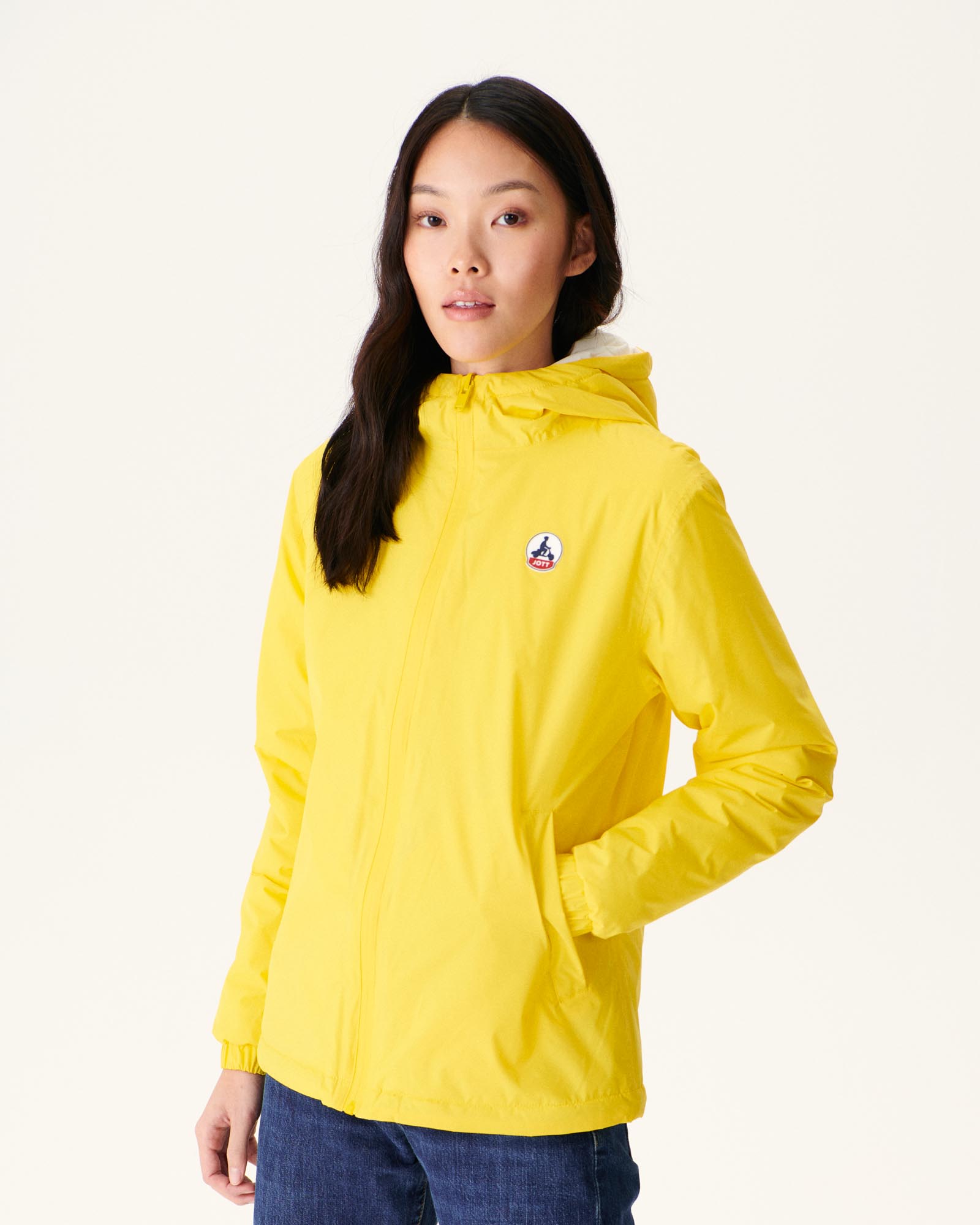 Doudoune réversible à capuche Ultralight Citron/Ecru Kara