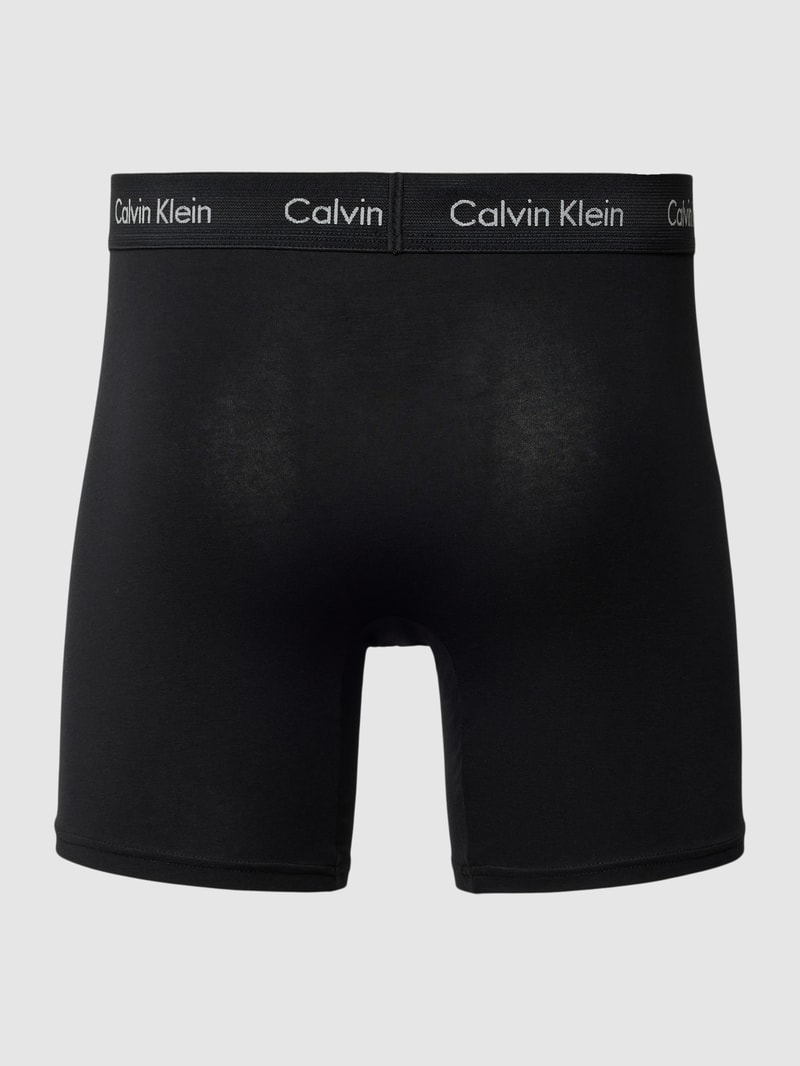 Trunks mit Label-Stitching im 3er-Pack in schwarz