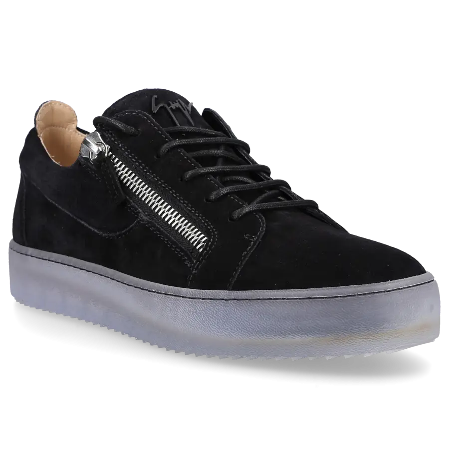 Giuseppe Zanotti - Sneaker low FRANKIE Veloursleder - schwarz
