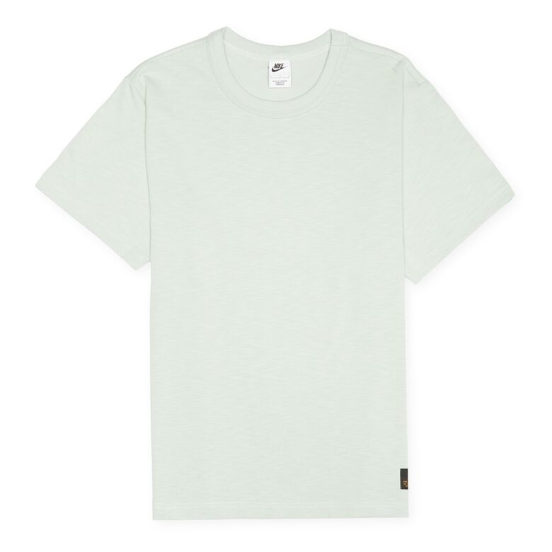 NIKE Life Shortsleeve Knit Top light silver/phantom/white
